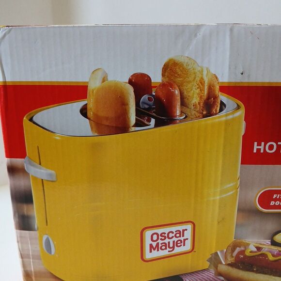 Oscar Mayer 2 Slot Hot Dog and Bun Pop Up Toaster NEW SEALED! Minimal Box Damage - Picture 5 of 16